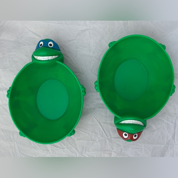 Other Vintage 9s Teenage Mutant Ninja Turtle Cereal Bowl Pair 1990s